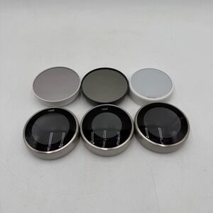 Lot Of 6 Google Nest Thermostat G4CVZ Programmable Mixed Models For Parts